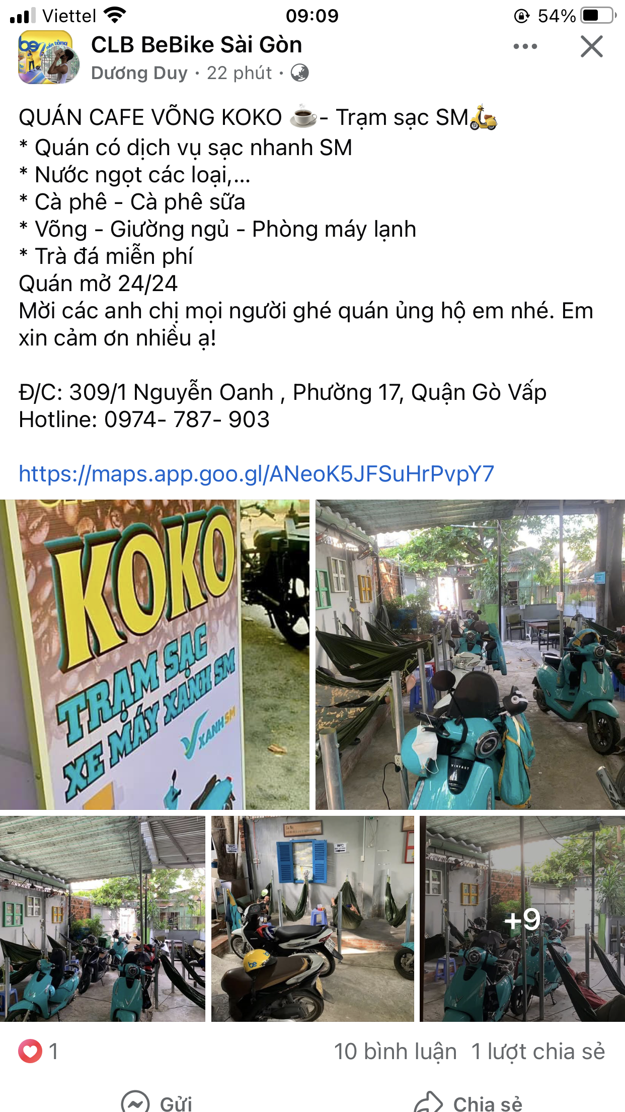 KoKo cafe võng nguyễn oanh 301/1