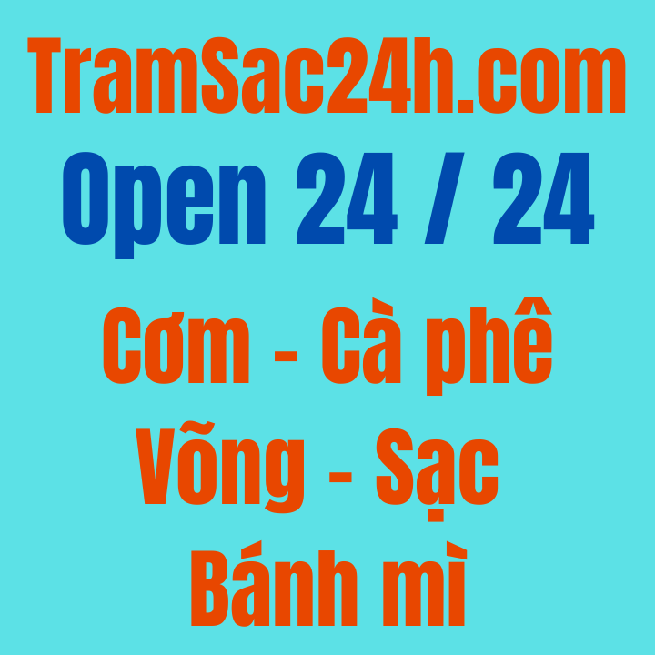 Trạm Sạc 24H – đối diện Pandora mũi tàu Cộng Hòa